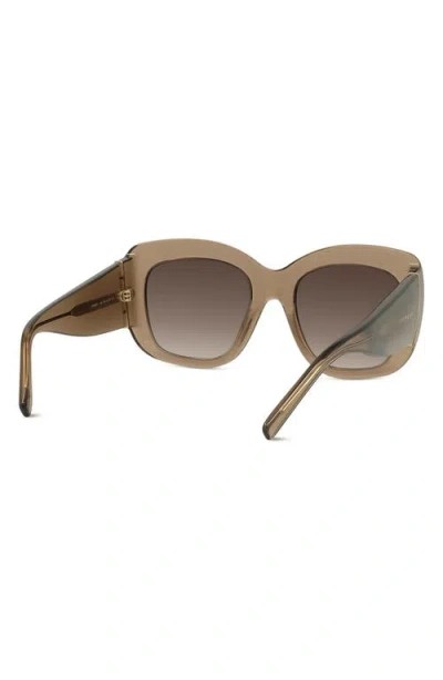 Givenchy Bold 53mm Oversized Square Acetate Sunglasses In Brown