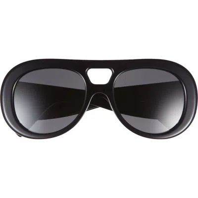 Givenchy Bold 53mm Gradient Round Sunglasses In Black
