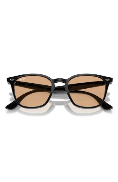 Ray Ban Ray-ban 66mm Square Sunglasses In Black