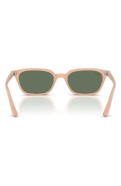 Ray Ban Rb4456 Plastic Pillow Sunglasses In Dark Green