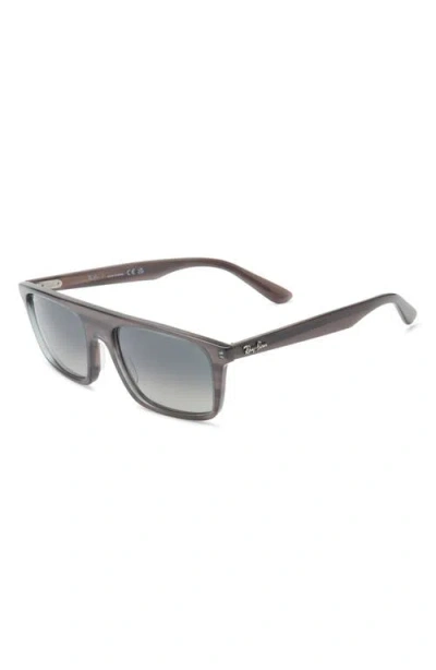 Ray Ban Ray-ban 57mm Gradient Square Sunglasses In Multi
