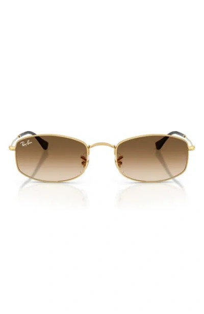 Ray Ban Ray-ban 55mm Gradient Irregular Sunglasses In Multi