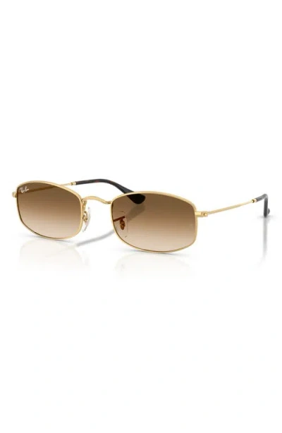Ray Ban Ray-ban 55mm Gradient Irregular Sunglasses In Multi