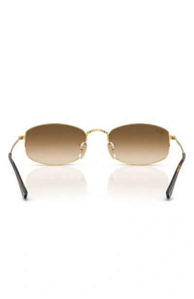 Ray Ban Ray-ban 55mm Gradient Irregular Sunglasses In Multi