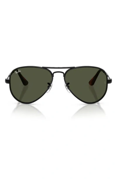 Ray Ban Ray-ban 58mm Aviator Max Polarized Sunglasses In Black