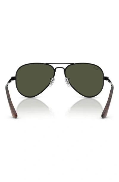 Ray Ban Ray-ban 58mm Aviator Max Polarized Sunglasses In Black