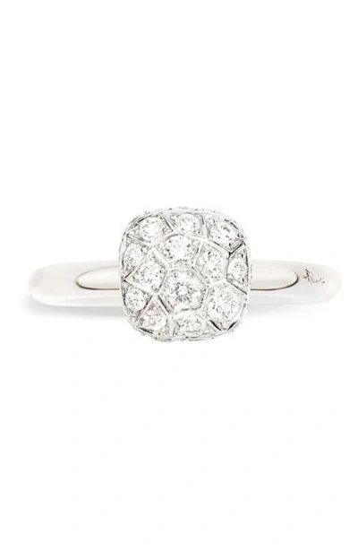 Pomellato Nudo Petit Diamond Ring In Metallic