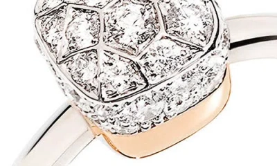 Pomellato Nudo Petit Diamond Ring In Metallic