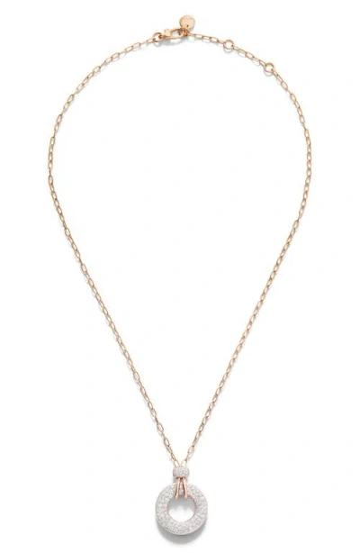 Pomellato Iconica Diamond Pendant Necklace In Gold