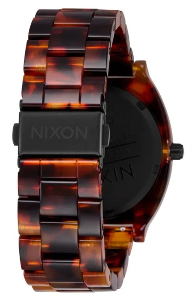 Nixon Time Teller Acetate Bracelet Watch, 40mm In Multi
