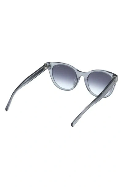 Abercrombie & Fitch 52mm Gradient Cat Eye Sunglasses In White
