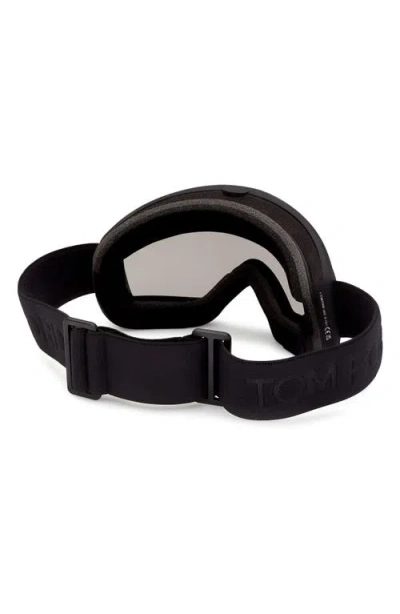 Tom Ford Mirrored Ski Mask In Blue