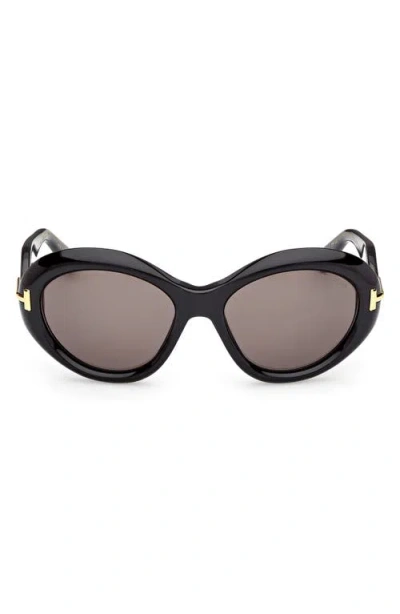 Tom Ford 55mm Oval Sunglasses