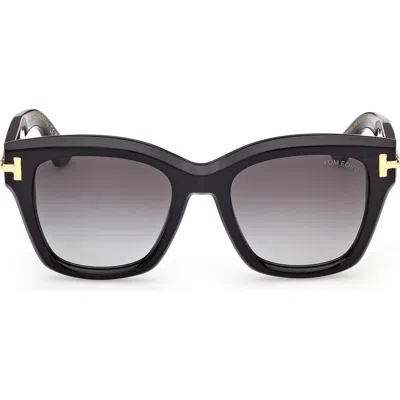 Tom Ford Ft1329 Oversized Square Frame Sunglasses In Black