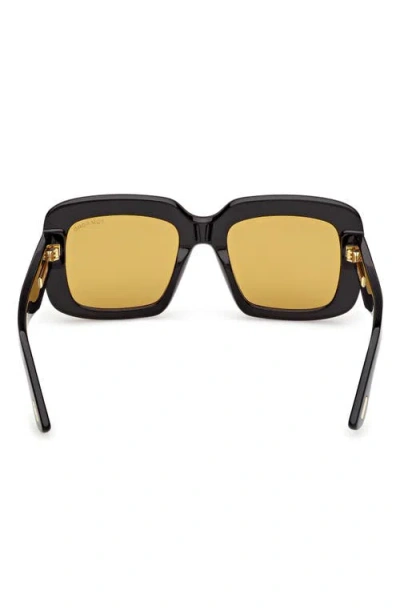 Tom Ford 53mm Square Sunglasses In Black