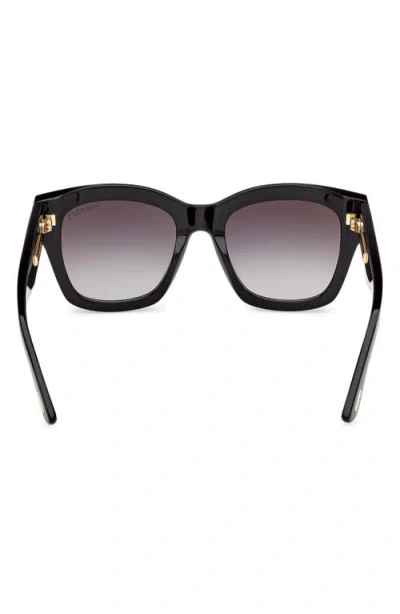Tom Ford Ft1329 Oversized Square Frame Sunglasses In Black