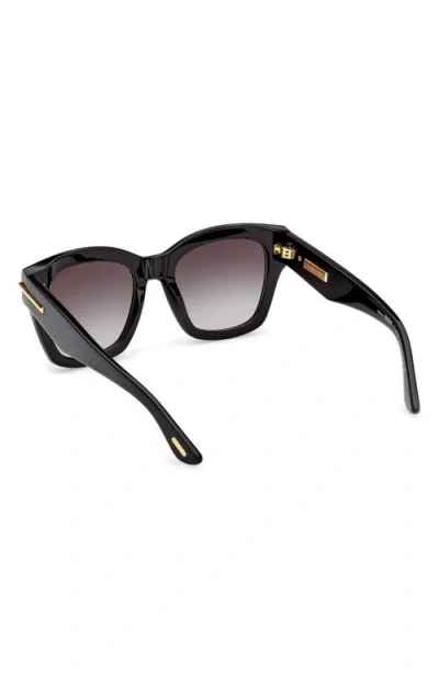 Tom Ford Ft1329 Oversized Square Frame Sunglasses In Black