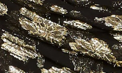 Amanda Uprichard Alaia Metalllic Floral Strapless Cocktail Minidress In Multi