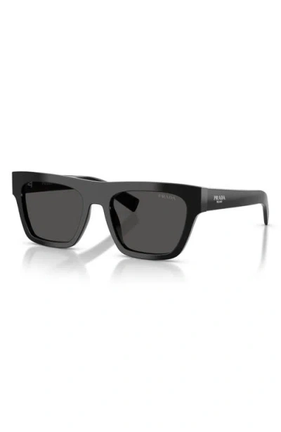 Prada Eyewear Square Frame Sunglasses In Black