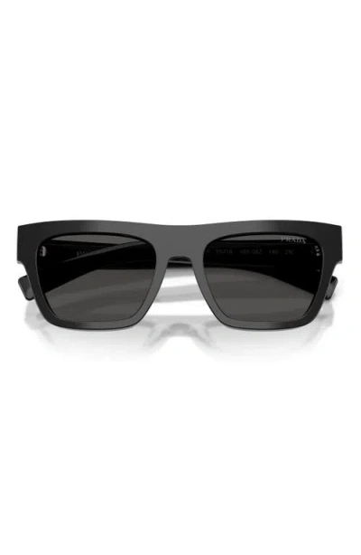 Prada Eyewear Square Frame Sunglasses In Black