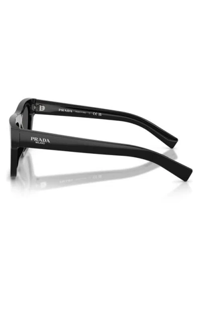 Prada Eyewear Square Frame Sunglasses In Black