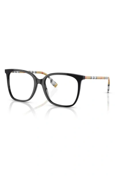 Burberry 54mm Square Optical Glasses In Black
