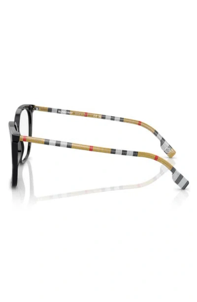 Burberry 54mm Square Optical Glasses In Black