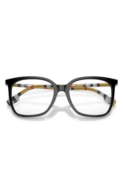 Burberry 54mm Square Optical Glasses In Black