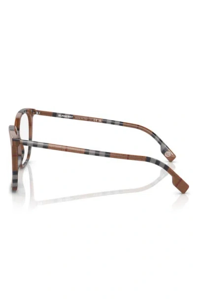 Burberry 54mm Square Optical Glasses In Brown