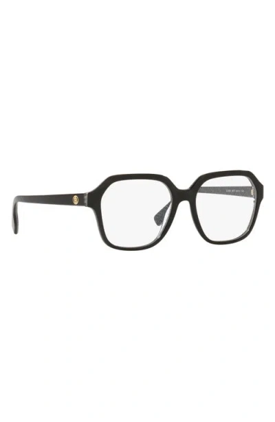 Burberry 54mm Square Optical Glasses In Black