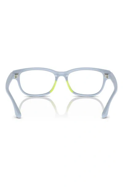 Burberry 49mm Rectangular Optical Glasses In Gray