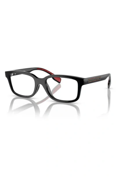 Burberry 50mm Rectangular Optical Glasses In Black