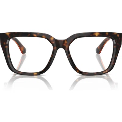 Burberry 51mm Square Optical Glasses In Multi