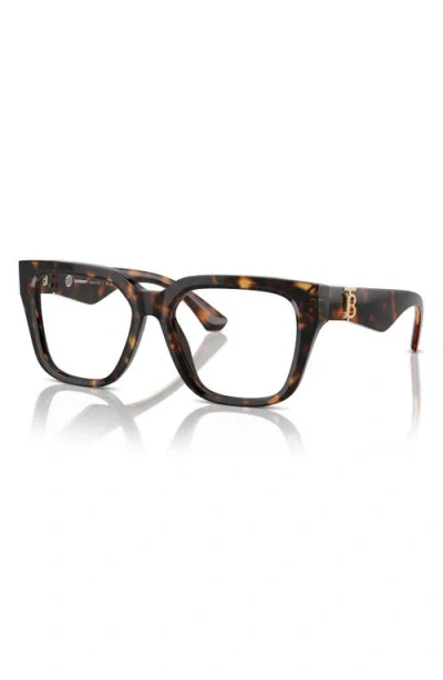 Burberry 51mm Square Optical Glasses In Multi