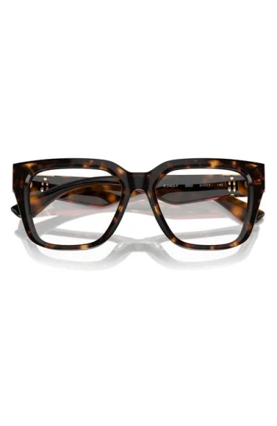 Burberry 51mm Square Optical Glasses In Multi