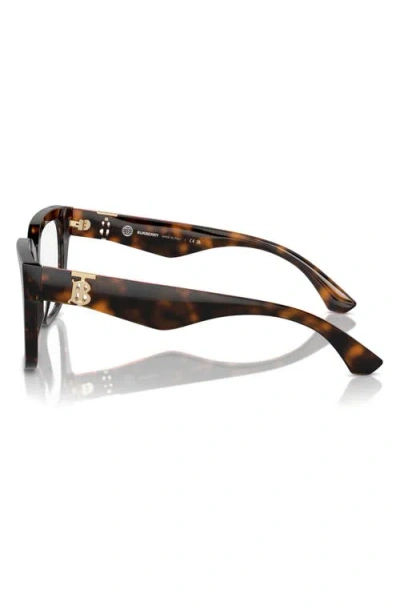 Burberry 51mm Square Optical Glasses In Multi