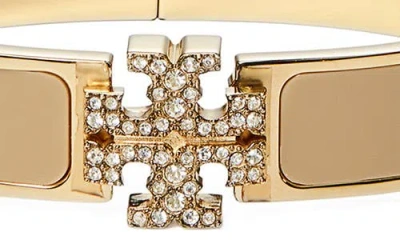 Tory Burch Icon Enamel Bracelet In Gold
