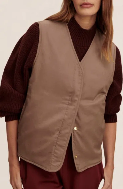 Varley Lori Reversible Gilet In Neutral