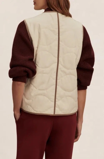Varley Lori Reversible Gilet In Neutral