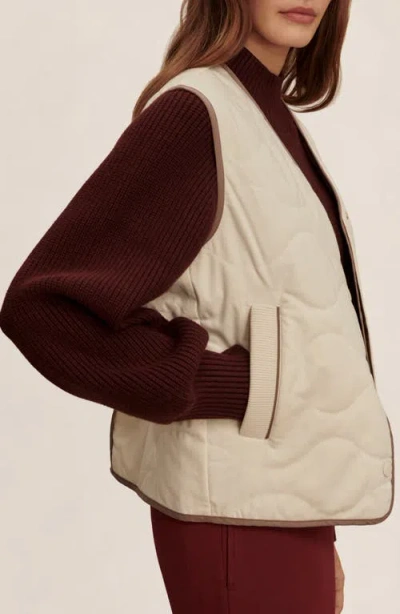 Varley Lori Reversible Gilet In Neutral