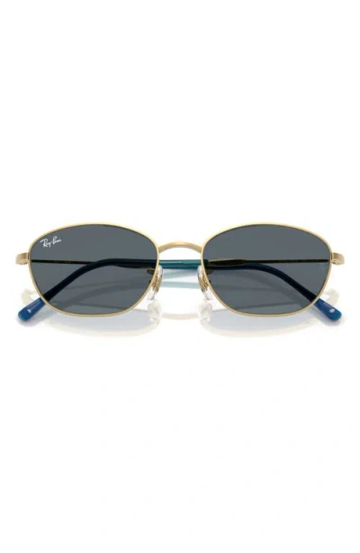 Ray Ban Ray-ban 58mm Irregular Oval Sunglasses In Gold