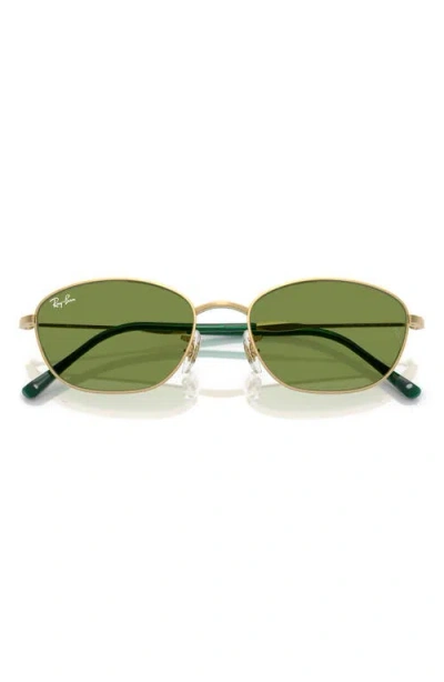 Ray Ban Ray-ban 58mm Irregular Oval Sunglasses In Gold