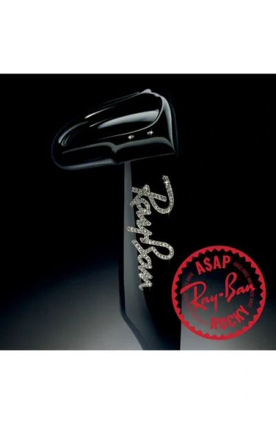 Ray Ban Ray-ban Wayfarer Puffer 47mm Small Square Sunglasses In Black