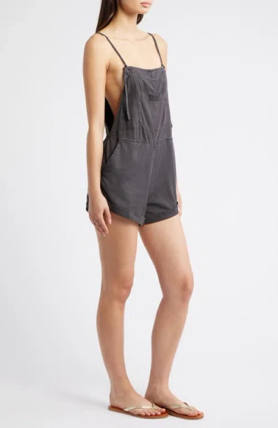 Billabong Wild Pursuit Short Overalls In Black
