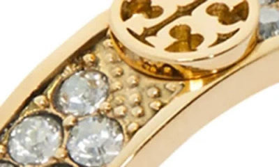 Tory Burch Miller Icon Stud Pave Ring In Gold