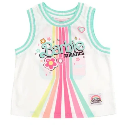 Barbie Athletic Tank Top & Shorts Set In Multi