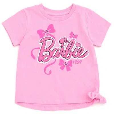 Barbie T-shirt & Chambray Shorts Set In Blue
