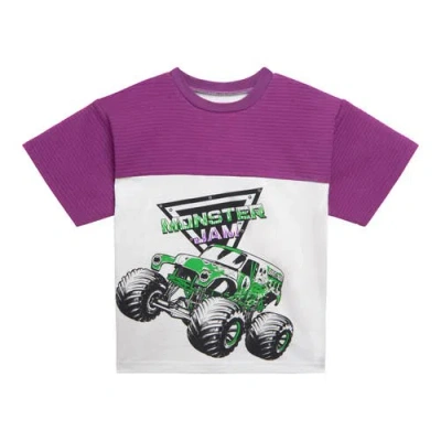 Monster Jam Grave Digger T-shirt & Mesh Shorts Set In Multi