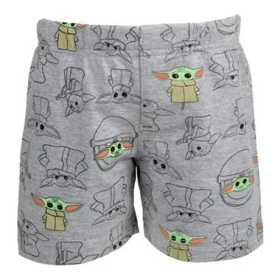 Star Wars Baby Yoda The Mandalorian T-shirt & French Terry Shorts Set In Green