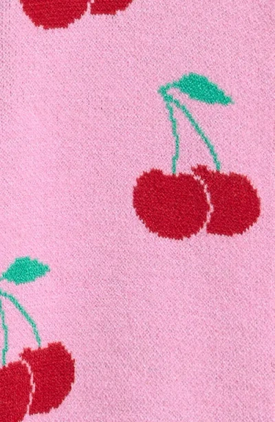 Ava & Yelly Kids' Cherry Cardigan In Pink